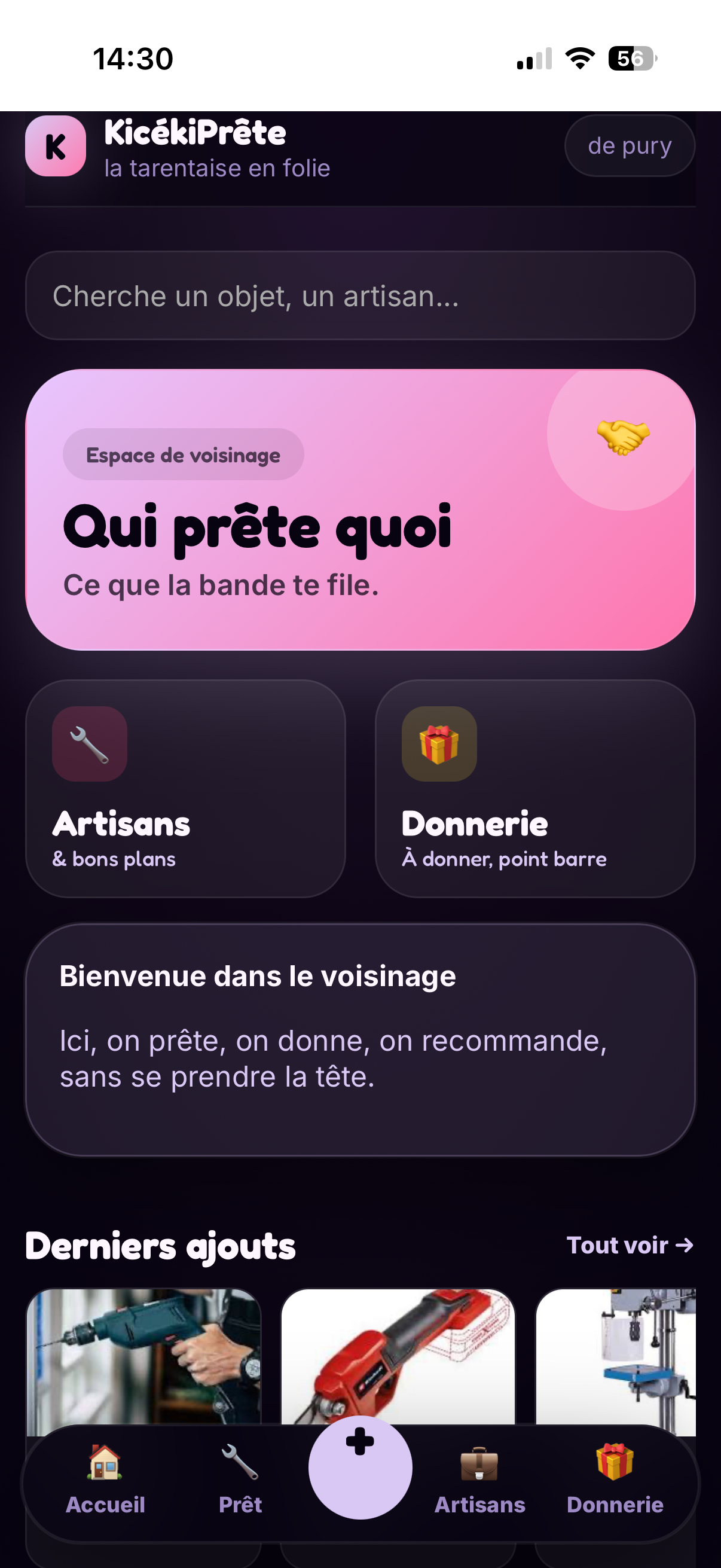 KicékiPrête : accueil voisinage